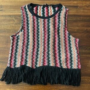 Elegant fun top sexy unique style. Fits beautifully. Never worn.S. New no tags.